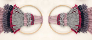  weaving on a hoop craft tutorial