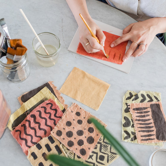 Natural Dye Painting On Textiles Workshop