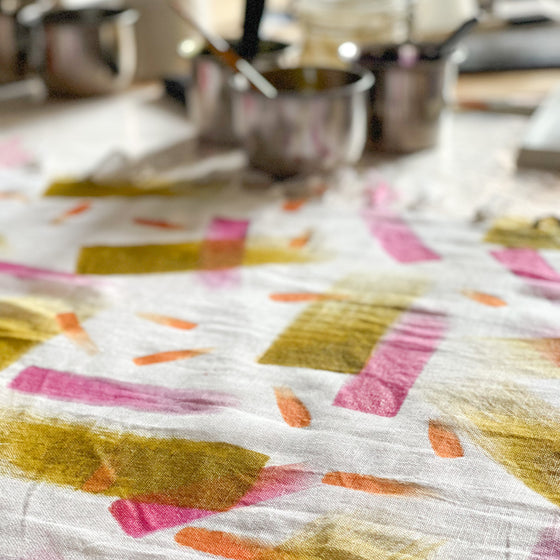 Scarf Painting With Natural Dyes Workshop