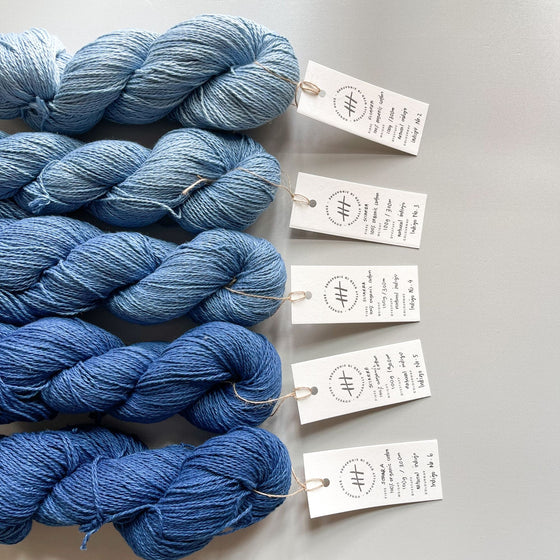 Honest Hues Indigo Dyed Yarn - Sciarra