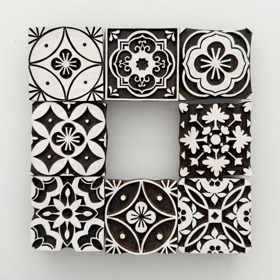 Indian Wooden Printing Blocks (Peranakan Tiles)