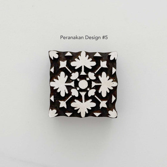 Indian Wooden Printing Blocks (Peranakan Tiles)