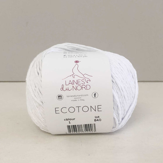 Laines Du Nord Ecotone - No.1 Optic White