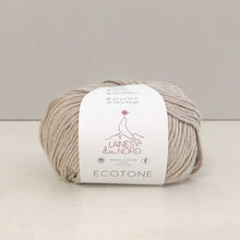  khaki colour recycled cotton yarn ecotone