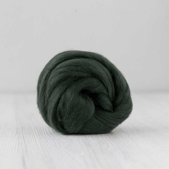 Fine Merino Wool Roving - Fir