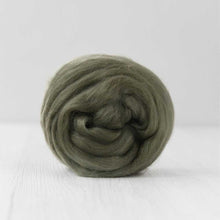  Fine Merino Wool Roving - Moss