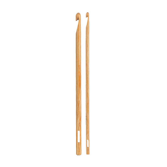 Knitpro Natural Wood Knooking Needle Set of 2 (4mm & 6mm)