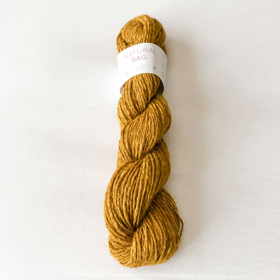 soft high quality jute yarn in mustard color