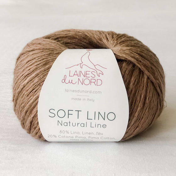 Laines Du Nord Soft Lino Yarn - No. 3 Fawn