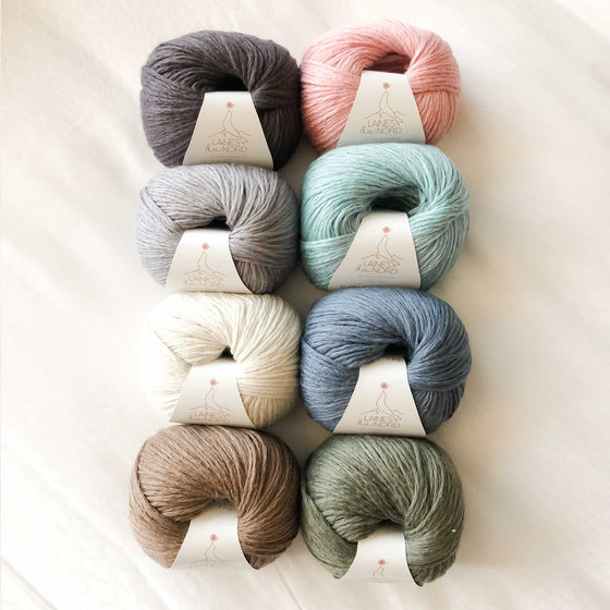 Laines Du Nord Soft Lino Yarn - No. 10 Charcoal