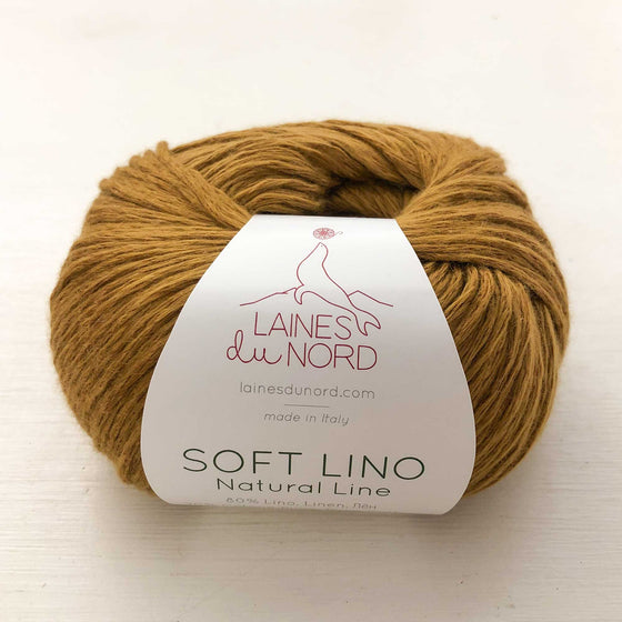Laines Du Nord Soft Lino Yarn - No. 4 Old Gold