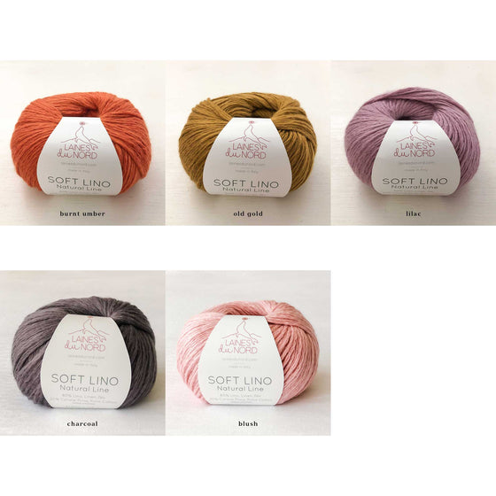 Laines Du Nord Soft Lino Yarn - No. 4 Old Gold