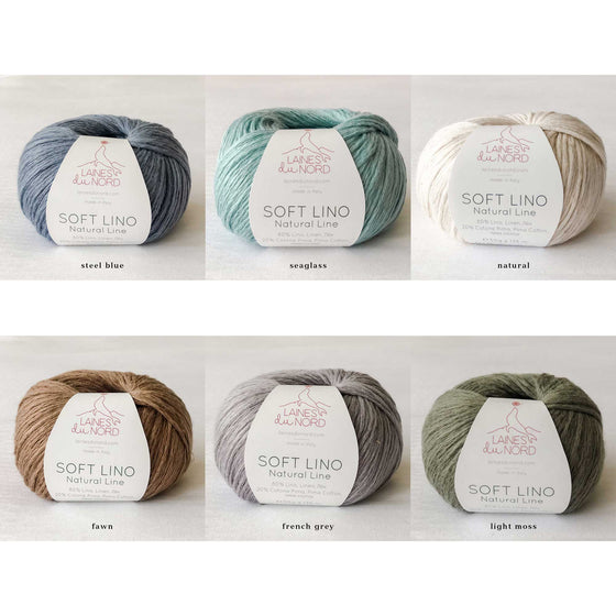 Laines Du Nord Soft Lino Yarn - No. 3 Fawn