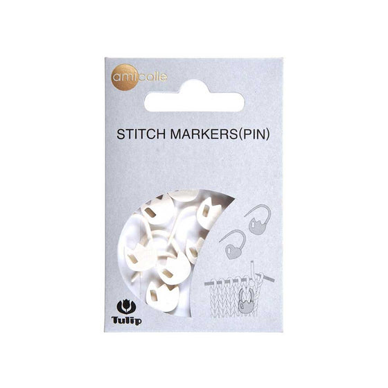 Tulip Stitch Marker 7-Piece Pack (White Tulip)