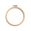 round 6" wooden embroidery hoop