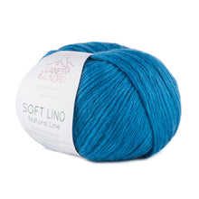  Laines Du Nord Soft Lino Yarn - No. 17 Electric Blue