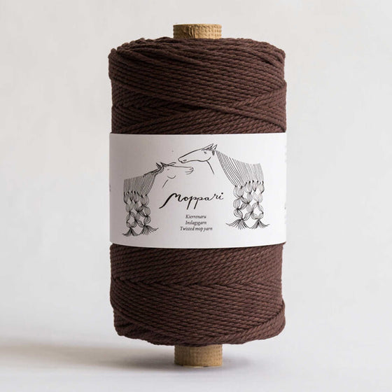 Suomen Lanka Moppari Mop Yarn (Chocolate Brown No. 7)