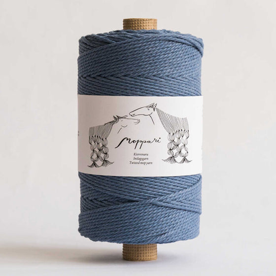 Suomen Lanka Moppari Mop Yarn (Denim Blue No. 15)