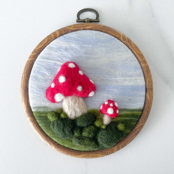 Painting With Wool Needle Felting Workshop
