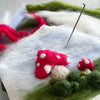 Painting With Wool Needle Felting Workshop