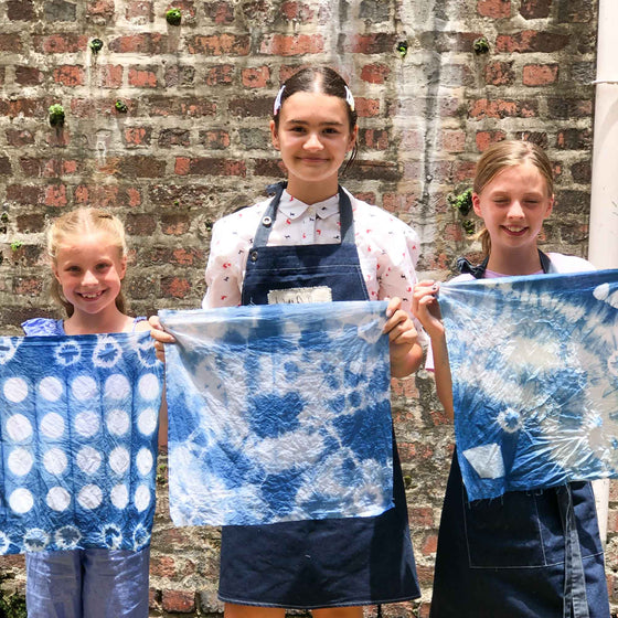 Natural Indigo & Shibori For Kids - Workshop