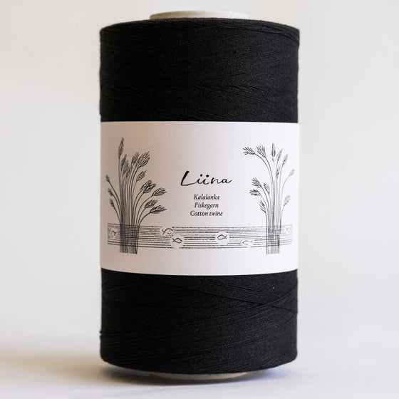 black cotton twine 12ply modern crochet liina suomen lanka singapore