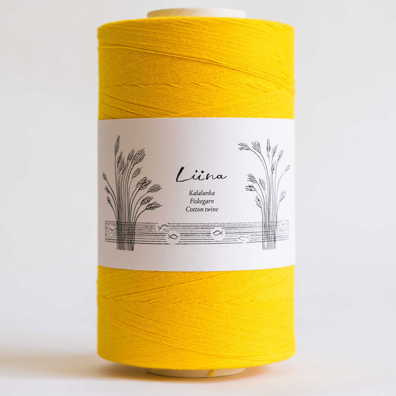 liina cotton twine yellow tapestry crochet modern 12ply singapore