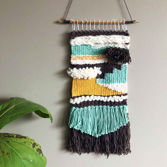 tapestry weaving wall hanging